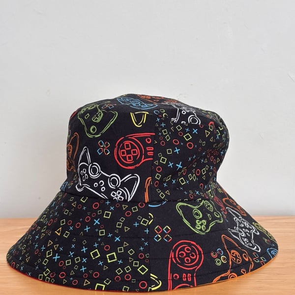 Patchwork bucket hat