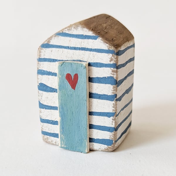 Little Hand Painted Wooden Beach Hut