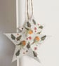 Robin Decoupage Christmas Tree Star Decorations Set of 2 (Set B) - Image 3