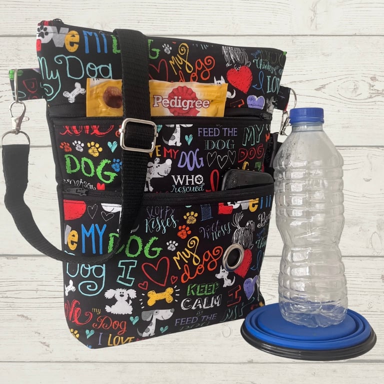 Dog walking bags,I love my dog 