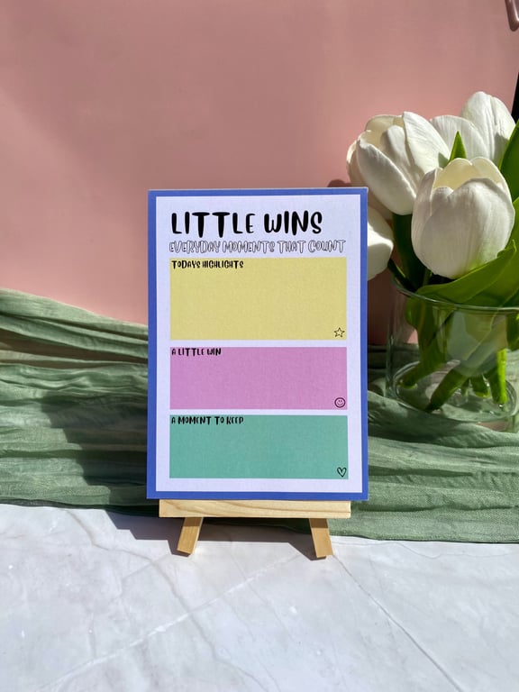 Little Wins A6 Notepad