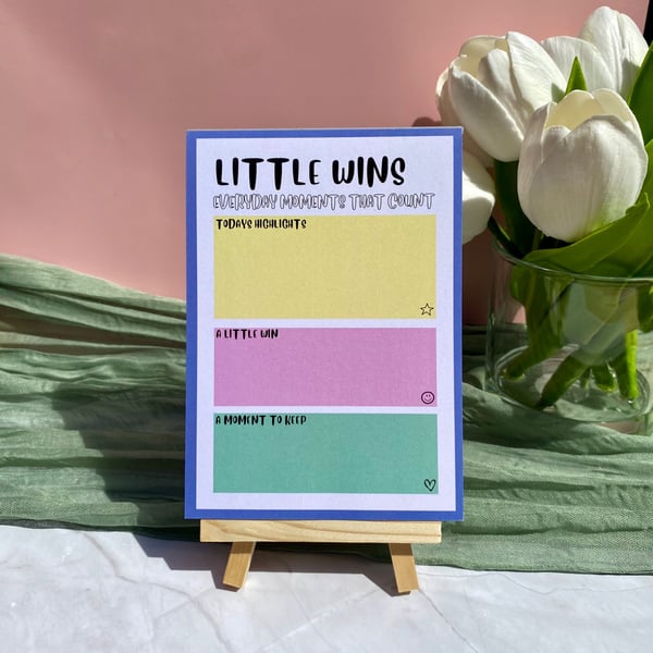 Little Wins A6 Notepad
