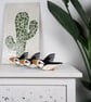 Puffin wooden ornament, wildlife theme home decor, bird lover gift. - Image 5