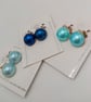 Half Pearl Clip On Earrings, Pearl Clip On Earrings, Gift for Her, Colour Choice - Image 3
