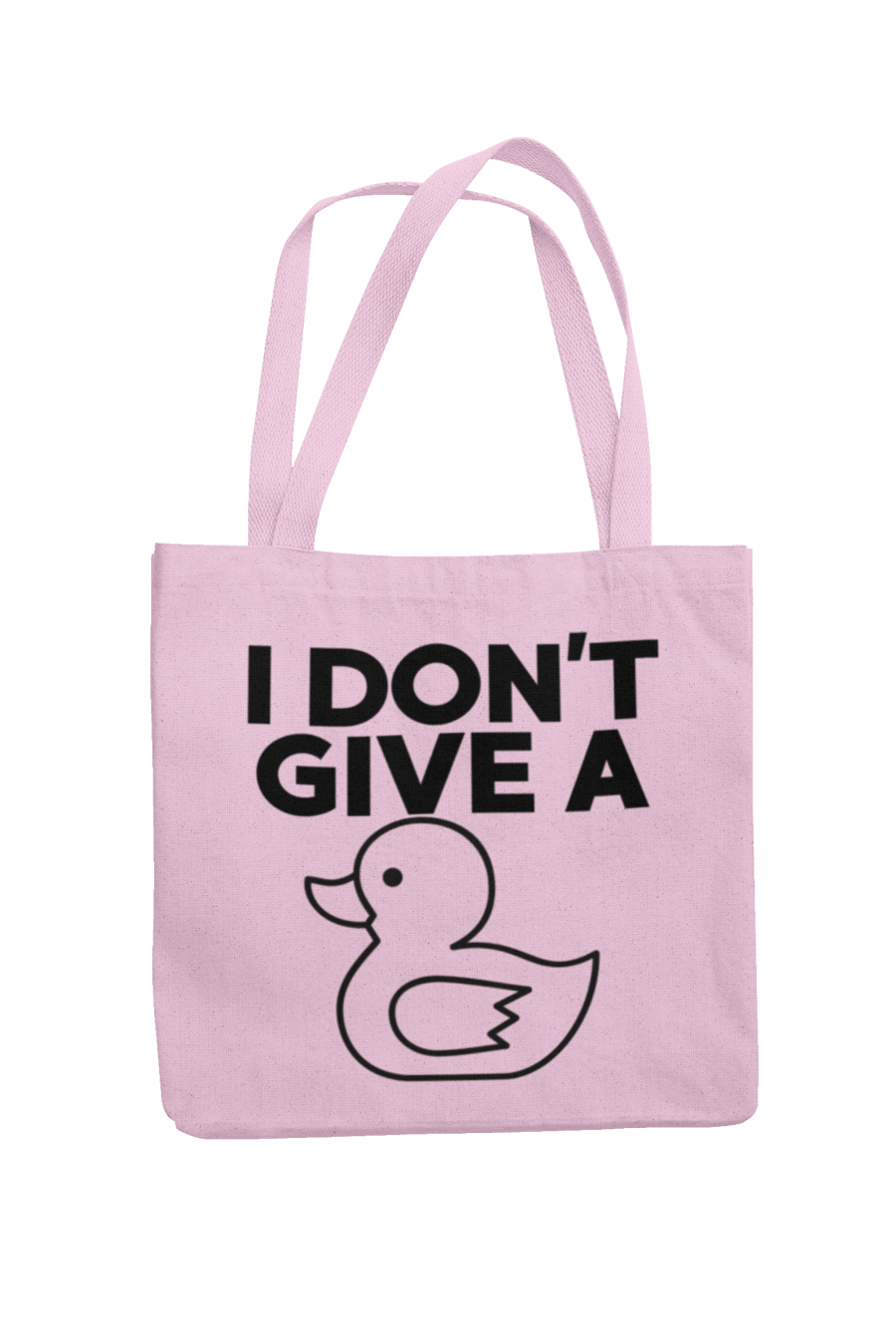 Duck themed Novelty Shopping Tote Bag i Dont GIVE a DUCK funny non swearing Gift