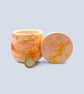 Peach Sunset Star Jewellery Box 8 cm Round Keepsake Pot - Image 2