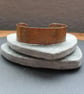 Oxidised Copper Cuff Bracelet Vintage Style - Image 5