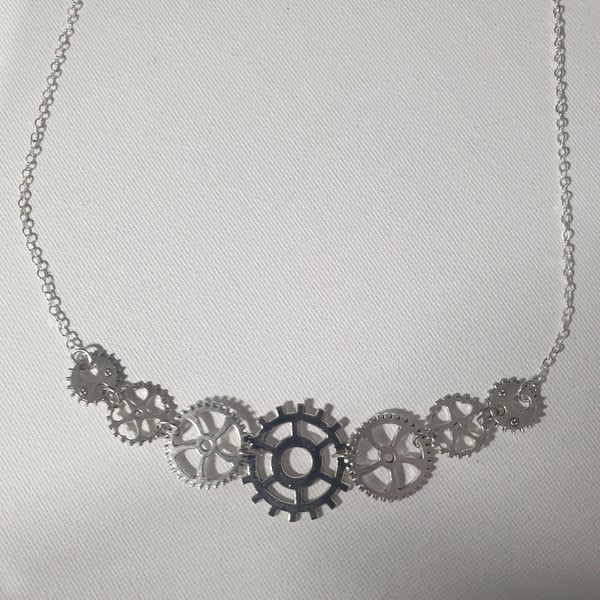 Steampunk Gears Necklace