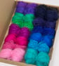 Small Northern Lights Mohair Wool Yarn Selection Pack Wet Felting - Image 2