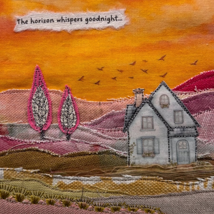 The horizon whispers goodnight