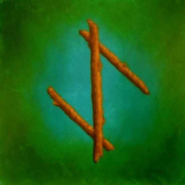 EIHWAZ Rune Painting