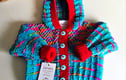 DESIGNER HAND KNITTED BABY HOODIE CARDIGAN/JACKETS