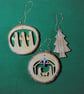 Christmas Tree Decoration - Set of 3 (Nativity Scene, 3 Kings, & Christmas Tree) - Image 1