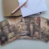Multipack rustic garden card set - blank any occasion note cards