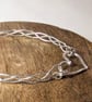 Sterling Silver Braided Heart Bracelet - Image 5
