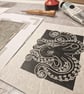 Octopus Original Lino Print - Image 7