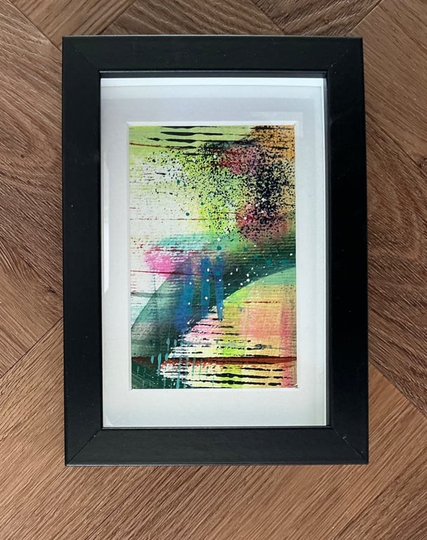 Rain Gardens Abstracted Painting 