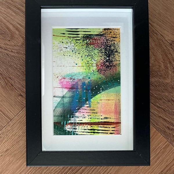 Rain Gardens Abstracted Painting 