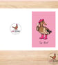 Top Bird Duck Greetings Card - Funny Friendship Card - Pheasant card -  - Image 8