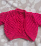 Hand Knitted Vibrant Baby Bolero A Likely Yarn  - Image 1