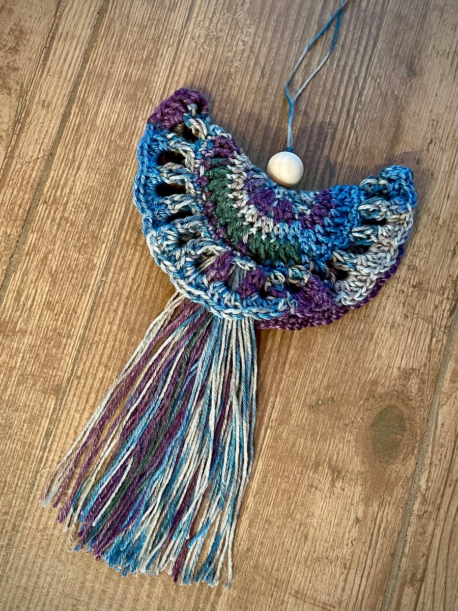 Large Multi-coloured Boho Angel, Hanging Angel, Guardian Angel