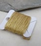 15m Natural Dye Old Gold Heather Pure Silk Embroidery Thread - Image 2