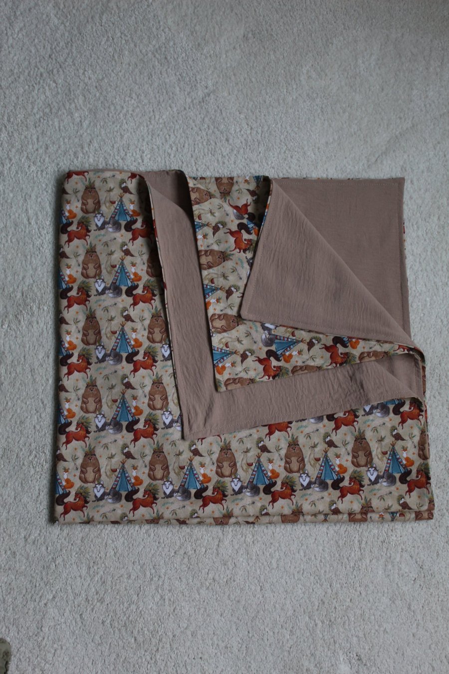 Blanket. Handmade Cotton Blanket for baby. Can be used as shawl or swaddle