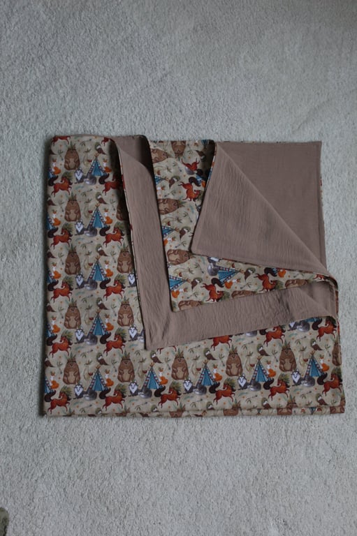 Blanket. Handmade Cotton Blanket for baby. Can be used as shawl or swaddle