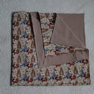 Handmade Baby Cotton Blanket 94cm square Can be used as shawl or swaddle