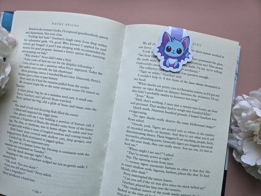 Cute Bat Magnetic Bookmark Bookish Gift Cute Bookmark