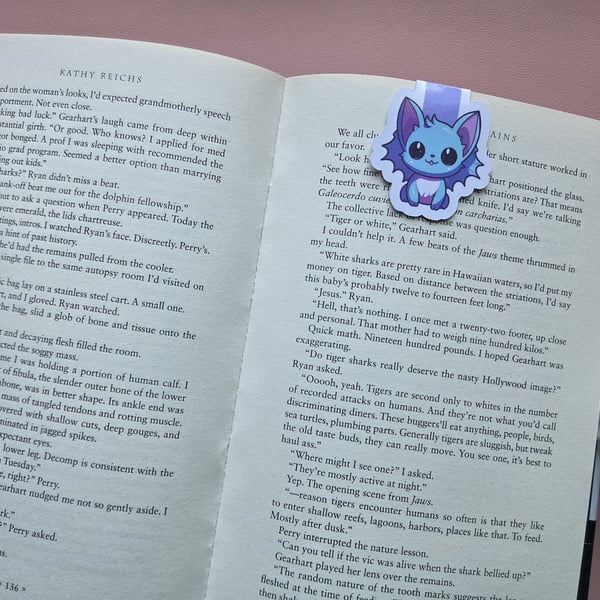 Cute Bat Magnetic Bookmark Bookish Gift Cute Bookmark