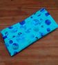 Blue Batik Spot Reusable Gift Bag - Fabric Drawstring Present Bag - Image 8
