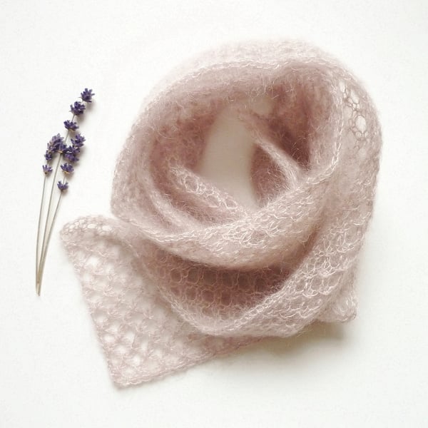 Decorative neck scarf - Spring accessory - Mother's Day gift