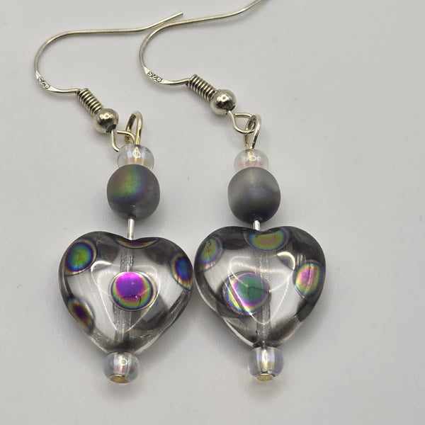 Pinky Heart Earrings 