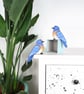 Western bluebird door topper, miniature North American bird ornament, blue bird. - Image 7