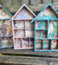Romantic House Shaped Mini Shelf - Shabby Chic Wedding Gift - Floral Keepsake Me - Image 3