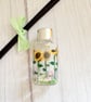 Reed Diffuser Bottle Hand Painted with Sunflowers  - Image 1