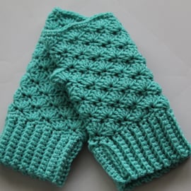 crochet Adult fingerless gloves