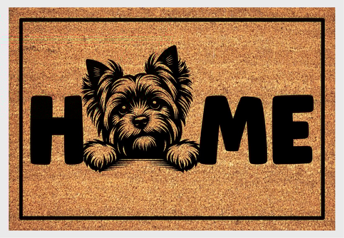 Silky Terrier Home Door Mat No.1 - Silky Terrier Welcome Mat - 3 Sizes