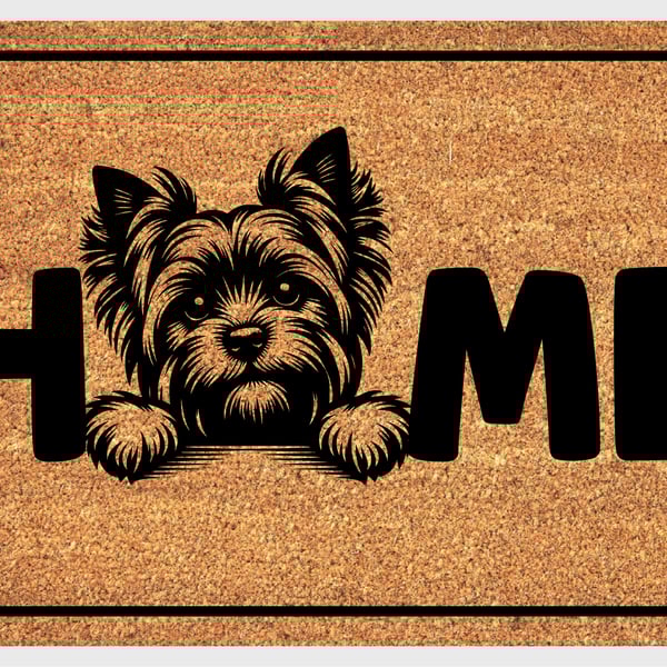 Silky Terrier Home Door Mat No.1 - Silky Terrier Welcome Mat - 3 Sizes
