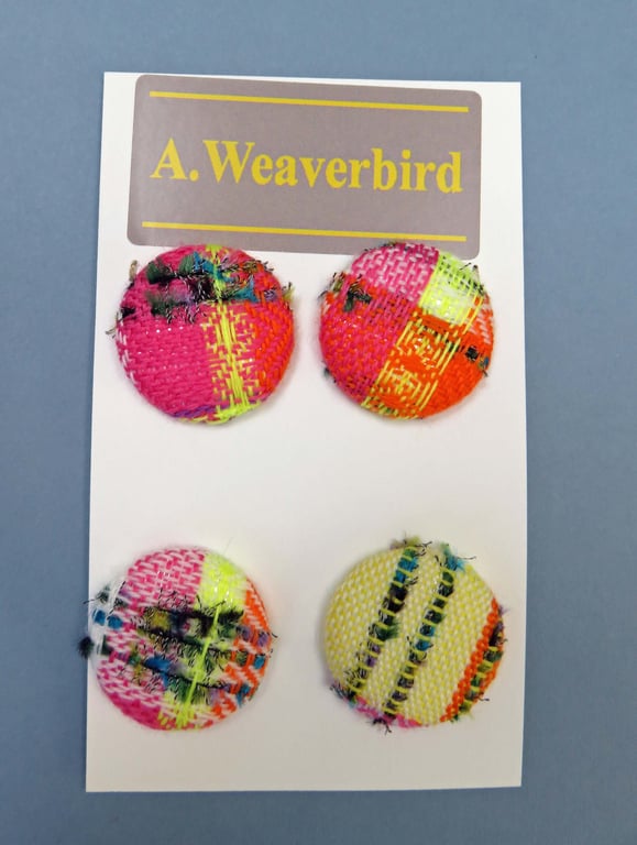 Pink Covered Buttons