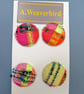 Pink Covered Buttons - Image 1