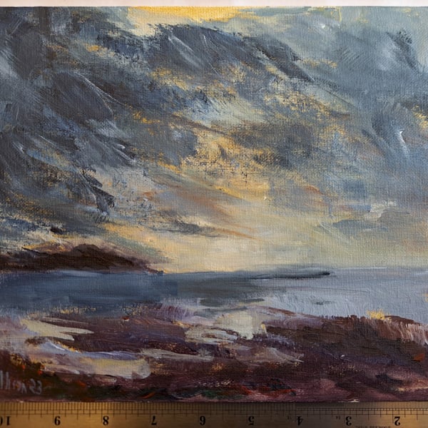 Cloud and Light at Paignton (Original Seascape Painting)