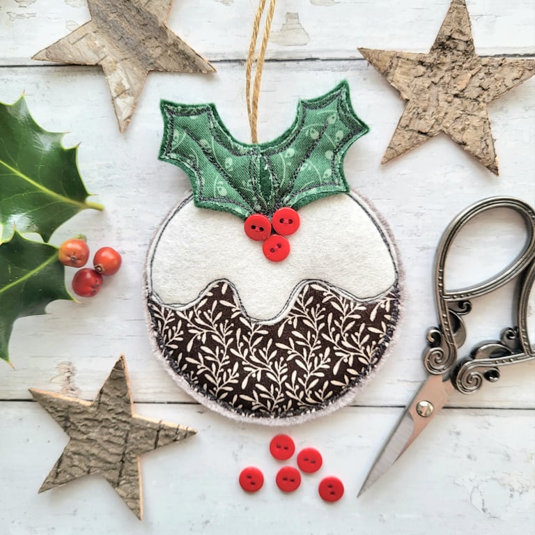 Christmas Pudding Tree Ornament