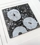 Summer Seconds Sea Inspired Printed Recycled Textile Art in double mount - Image 5