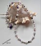 Designer Agate & White Shell Pearl Necklace  - Image 5