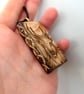 Majestic Stag Pendant, Wood Pyrography Deer Necklace, Ideal Nature Lover Gift  - Image 3