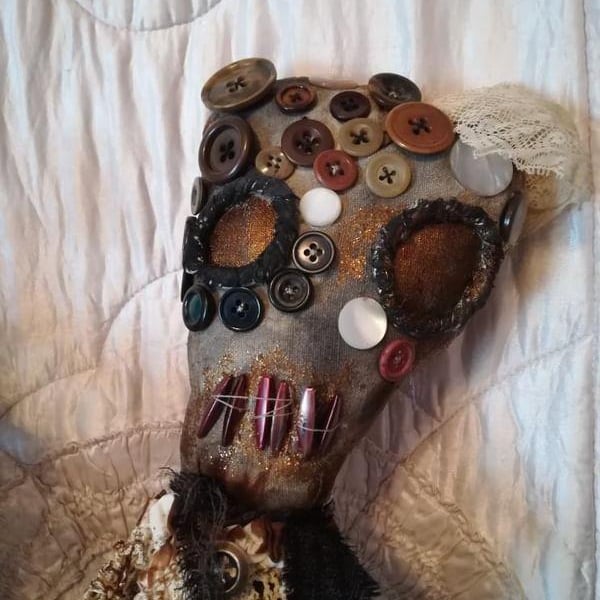 A OOAK creature, art doll, Seance, Ouija, monster, Creepy, Halloween