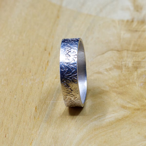 Abstract pattern Silver Ring (SSR20)