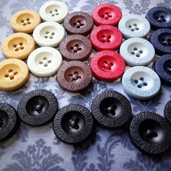 1 & 3 8" 34.5mm 54L Vintage Casein buttons